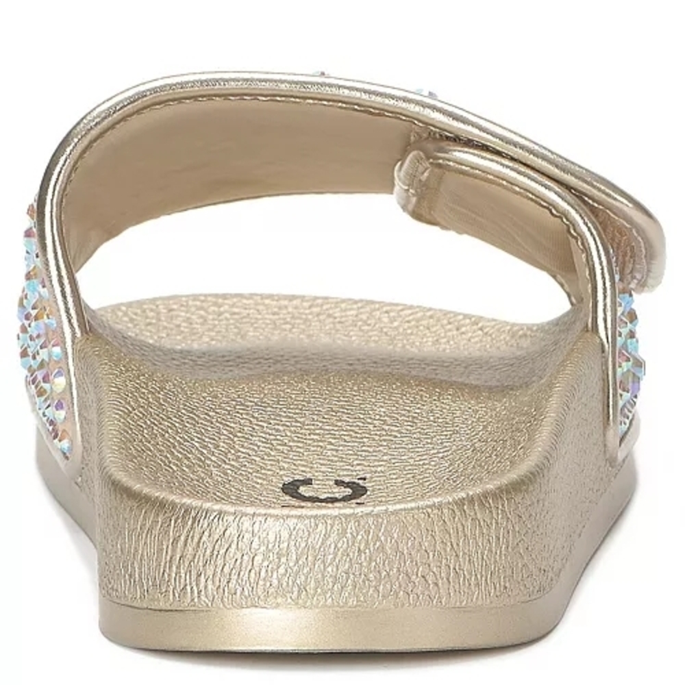 I.N.C. International Concepts Women's Peymin Gold Pool Slides Sandals Size 9 - Picture 6 of 10